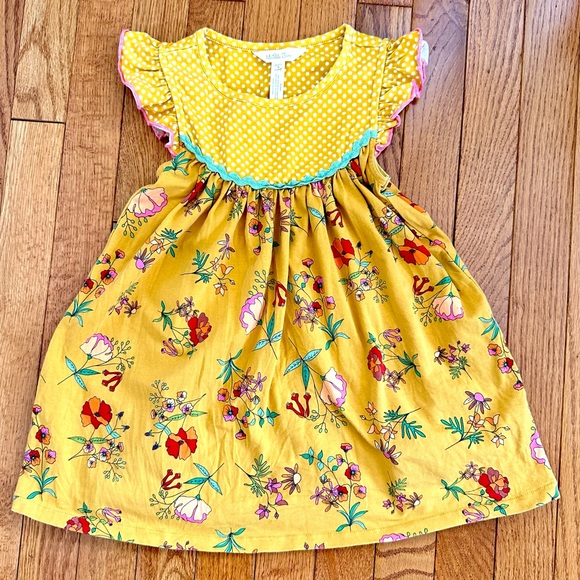 Matilda Jane Stall Tall Be Sweet Angel Sleeve Dress, Size 4 - Picture 1 of 4